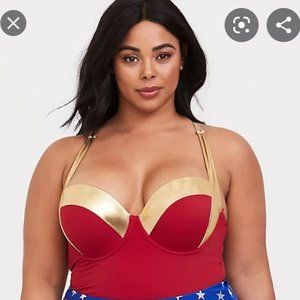Torrid Wonder Woman Swimming Suit
